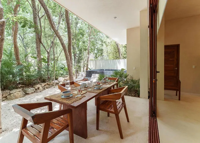 Stylish Ground-floor 3br Haven With Luxe Plunge Pool Tulum